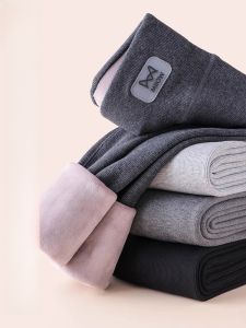 miiow | Cat Person Plus Size Fleece Lined Thick Womens Autumn Pants Casual Wear Outerwear Winter Warm Cotton Trousers Long Leggings