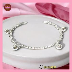 🌈AAbaby Galleries AA444 Original Baby 925 Silver Anklet Bracelet Berry Smile 微笑 Rantai Kaki/Tangan/Gelang Bayi