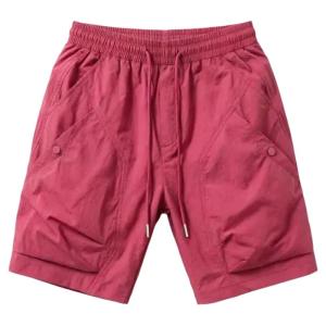 OUMULONG | Men Quick-Dry Ice Silk Sports Shorts
