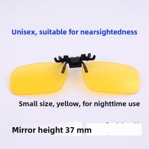 Polarized Sunglasses Clip-On Colorful Driving Fishing Sun Glasses Suitable for Myopia And Glasses Lightweight Rectangle Resin Lens