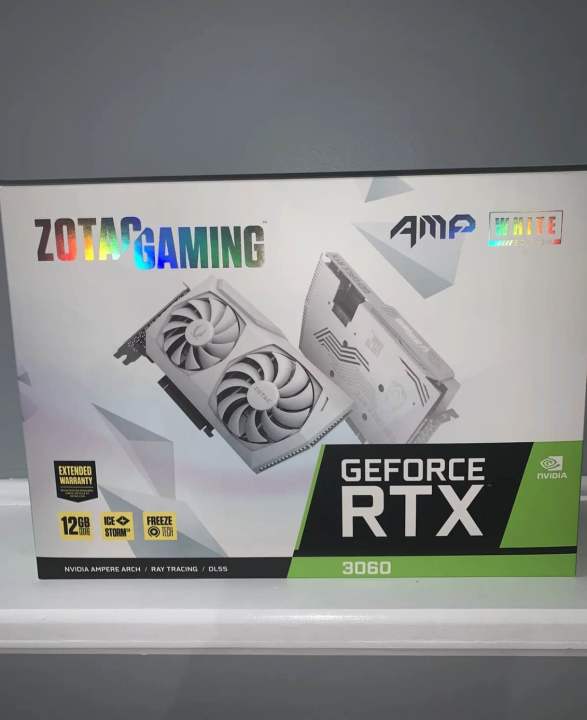 ZOTAC GAMING GeForce RTX 3060 AMP White Edition 12GB GDDR6 Graphics ...