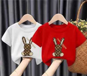 75 ribuan dapat 6 pcs kaos oblong anak anak kaos distro koas printing anak rabbit