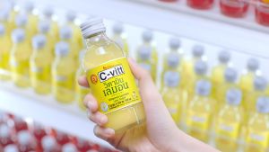 Kèm quà tặng - TPBS Nước Chanh Vitamin C C-VITT Bổ sung Vitamin C Tăng Đề kháng Giảm Stress Sáng Da Tự Nhiên Lốc 10 Chaix140ml