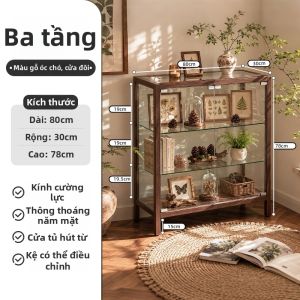 DMX | Tủ Kính Chống Bụi Để Hiển Thị cho Gia Đình Nhỏ