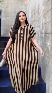 AMINA DRESS JUMBO // COD DRESS SALUR BUSUI // DRESS KANCING DEPAN // DRESS JUMBO VIRAL // DRESS LOWO JUMBO