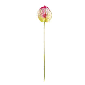 Artificial Flamingo Flower 3D Faux Anthurium Stems Realistic Touch Wedding fake Flowers Home Decor