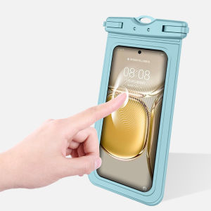 Túi Đựng Điện Thoại Chống Nước 7.2Inch Túi Khô Dưới Nước Giá Đỡ CP Đi Mưa Khi Bơi Cửa Sổ Trong Suốt Bằng PVC