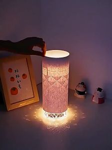 3/16 color light crystalline diamond table lamp touch light romantic rose light USB charging
