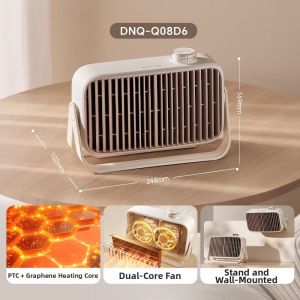 [China Plug Adapter Needed] Bear | Portable Home Electric Heater