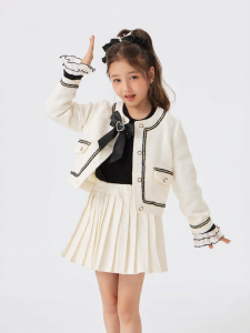 Spring Girls Skirt and Blazer Set