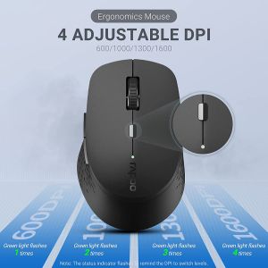 Rapoo M300G/M275 Multi-mode Silent Wireless Mouse with 1600DPI Bluetooth 3.0/4.0 RF 2.4GHz for Three Devices Connection