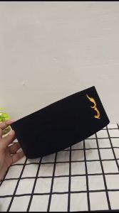PROMO!!! Peci Songkok Hitam Bordir Kujang Emas Putih Real pict tinggi Normal (9 cm) + Ada Dus Setiap Peci