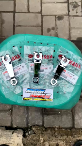 PAHA REM BELAKANG MIO OLD SPORTY SMILE NOUVO ORI YAMAHA YGP 5LW SUDAH CHROME