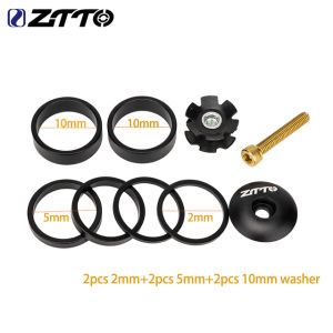 ZTTO MTB Road Bicycle CNC Headset 1 1/8"-1 1/2" Sealed Bearing 1.5Tapered 28.6 Straight Tube Bike Fork Internal Steering Bearing