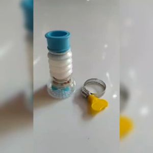 Filter Kran Air + Klem + batu kincir Sambungan Fleksibel Kipas saring flexyble kran dapur keran tanpa muncrat halus