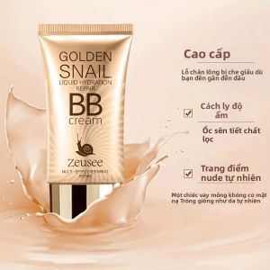 Kem Nền BB Axit Hyaluronic Ốc Vàng Dưỡng Ẩm Trang Điểm Che Phủ Trung Bình Mọi Tông Da Chống Nắng
