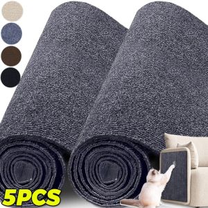 Hibeautylife】ที่เกาแมวเทปโซฟา5ชิ้นพรมปีนเขาแมวติดเองได้ติดสติ๊กเกอร์ติดผนังเฟอร์นิเจอร์พรมแผ่นรองสำหรับป้องกันสัตว์เลี้ยง