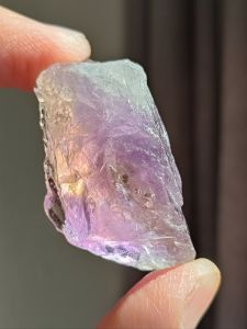 💜💛 คริสตัล อเมทริน สีธรรมชาติ ผสมผสานสีม่วงเเละเหลือง แบบก้อนดิบ 🍀 37 กรัม / จาก เเหล่ง บราซิล