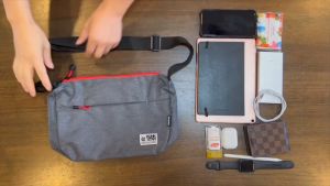 PUNKSTAR Water Resistant Lightweight Multi Pockets Casual Sling Messenger Bag Cross Body Bag Fit 11 inch Tablets YKK Zip for Men Women Kids Killstar Bag Bag Star Trapstar Bags Rockstar Bag - Lazada