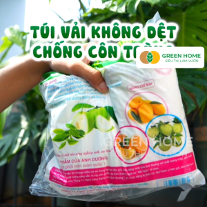 20 Túi Bọc Bưởi Da Xanh GreenHome 30x35cm Có Nút Cài Độ Bền 3-5 Năm Nhiều Kích thước