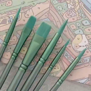 6pcs/set RAMBO Brush Pen Acrylic Painting Brushes for Art Poster Paint Watercolor painting drawing