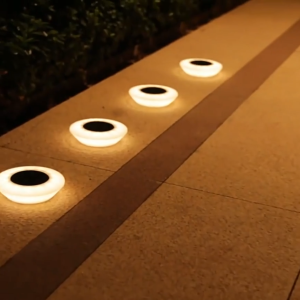 1/4Pack Solar Ground Lights14LED Waterproof Outdoor Landscape Light LED Lawn Lamp for Garden Pathway Yard Deck Camping Decor