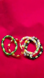 Sxn Colorful Lucky Charm Mantra Bracelet Money Health Career Protection Good Business non tarnish