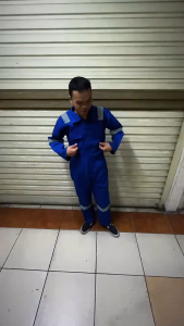 KINGRINS - Wearpack terusan safety pria / Coverall wearpack safety lengan panjang