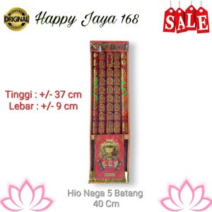 Dupa Hio Naga Sembahyang Imlek 5 Batang 40 Cm