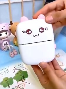 เครื่องปริ้นพกพา เครื่องปริ้นสติ๊กเกอร์ Printer wifi ไร้หมึก พิมพ์ที่อยู่ ไฟล์ ป้าย บาร์โค้ด ฉลาก แถมกระดาษสติกเกอร์