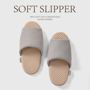 Home Slippers Japanese Style Silent Non-Slip Mens Floor Wood Air Conditioner Carpet Underfoot Summer Couple Slippers