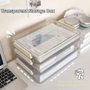 Clear Document Organizer Box