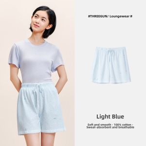 THREEGUN | Breathable Wearable Loose Cotton Sleepwear Pants