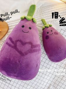 QIAOSHANG | Cute Purple Aubergine Plush Toy
