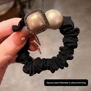 Fashionable Pearl Hair Ties for Women Korean Style Bun Hair Bands New 2025 Hair Accessories Fresh out Korean Style