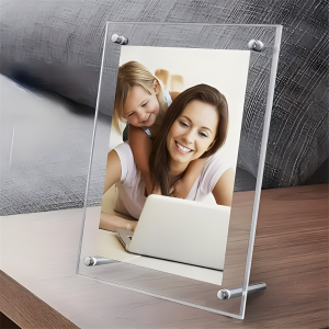 1pcsTransparent Photo Frame Acrylic Photocard Holder Picture Frame Kpop Album Poster Tag Display Stand Desktop Ornament