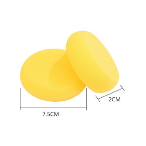 EELHOE | 10 Miếng Bọt Biển Vẽ Tranh Màu Nước Tổng Hợp Hình Tròn Cho Trẻ Em Chất Lượng Nghệ Sĩ Màu Vàng Dùng Cho Thủ Công Và Gốm Sứ