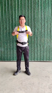 Outdoor high-altitude safety belt Full Body Safety Belt Fall Prevention Construction Safety Rope Double Hook Set 安全带套装