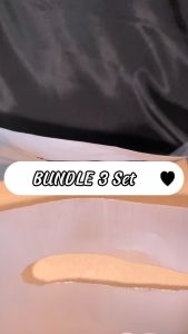 BUNDLE 50 SET Kantong Plastik Dove + Mika Bento / Thinwall Bento Sekat 4 + Dus Snack 12x16