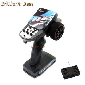 2.4GHZ 7CH Radio System Transmitter Receiver with  Remote Control Led Light Winch Channels Upgrade Parts For RC Car Boat Tank
