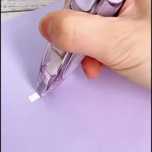 Refillable Correction Tape Retractable Press Type Correction Tape Stationery Mute Portable Stationery Correction Tape