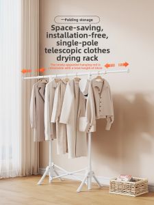 Foldable Space-saving Indoor and Balcony Clothes Drying Rack