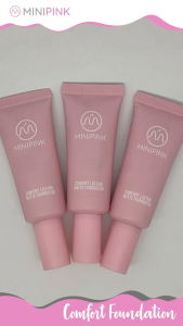 MINIPINK Comfort Matte Foundation Hydrating Moisturizing Make Up Halus Memutihkan Tahan Lama - MP020
