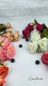 Rose Cyrus Artificial Bunga Palsu Premium  rumah kantor hiasan kamar COD Murah