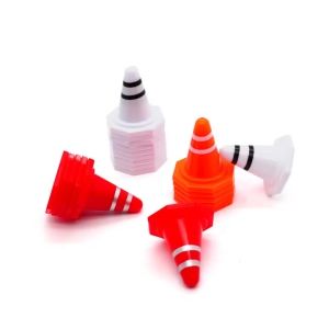 100pcs RC Car Traffic Signs Cones Road Barriers Drifting Track Barrier Traffic Barrier Props RC Roadblock for Remote Control Car