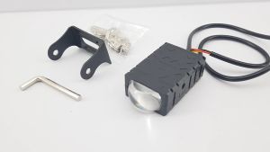 VOXX D34 Lampu LED Tembak Sorot Grill Mobil Motor D2 Slim Mini Laser Gun Kotak 16W 80V