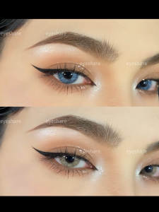 Eyeshare New Brown Contact Lens MELBOURNE Series Half-yearly Contact Lense Blue Gray Black