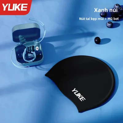 Yuke | Dụng Cụ Bịt Tai Chống Nước Ngăn Ngừa Nhiễm Trùng Tai Kèm Kẹp Mũi cho Người Lớn và Trẻ Em