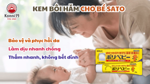 KEM HĂM CHO BÉ SATO GIẢM VẾT HĂM TÃ MẨN NGỨA PHÁT BAN (TUÝP 30GR)