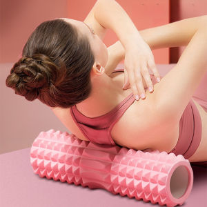 JBA Yoga Foam Roller Massager 45CM Medium Hardness High Density EVA Muscles Relax Trainer